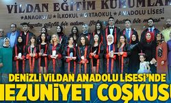 Denizli Vildan Anadolu Lisesi’nde Mezuniyet Coşkusu Yaşandı