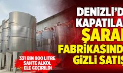 Denizli’de Kapatalın Şarap Fabrikasına Dev Operasyon! 331 Bin 800 Litre Alkol Ele Geçirildi