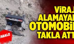 Denizli’de Virajı Alamayan Otomobil Takla Atıp Ters Döndü! 1 Yaralı…