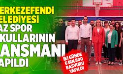 Merkezefendi Belediyesi Yaz Spor Okullarının Lansmanı Yapıldı