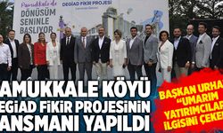 Pamukkale Köyü DEGİAD Fikir Projesinin Lansmanı Yapıldı