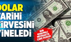 Son Dakika: Dolar Tarihi Zirvesini Yineledi