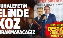BBP Lideri Mustafa Destici; “Muhalefetin Elinde Koz Bırakmayacağız”