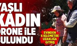 Denizli’de Kayıp Yaşlı Kadın Drone İle Bulundu
