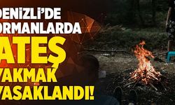 Denizli’de Ormanlarda Ateş Yakmak Yasaklandı!