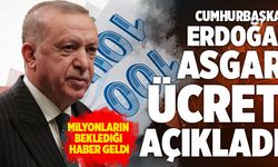 Son Dakika: Cumhurbaşkanı Erdoğan Asgari Ücreti Açıkladı!