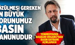 YENİMEDYADER Başkanı Urgancı; “Çözülmesi Gereken En Büyük Sorunumuz Basın Kanunudur”