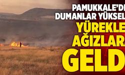 Yürekler Ağızlara Geldi! Pamukkale’den Dumanlar Yükseldi