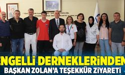 Engelli Derneklerinden Başkan Osman Zolan’a Teşekkür Ziyareti
