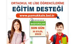 Pamukkale Belediyesi’nin Eğitim Yardımı Başvurularında Son Gün 30 Eylül