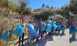 Buldan’da Öğrenciler Ormanda Çevre Temizli Yaptı