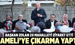 Başkan Osman  Zolan Çameli’ye Çıkarma Yaptı