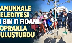 Pamukkale Belediyesi 11 Bin 11 Fidanı Toprakla Buluşturdu