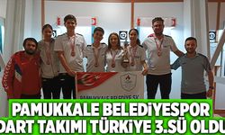 Pamukkale Belediyespor Dart Takımı Türkiye 3.Sü Oldu