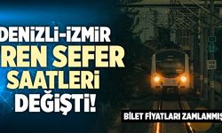 Denizli-İzmir Tren Sefer Saatleri Değişti!