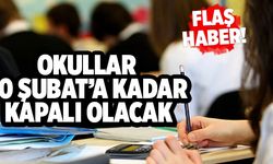 Bakan Özer’den Flaş Açıklama! Okullar 20 Şubat’a Kadar Kapalı Olacak