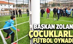 Başkan Osman Zolan Çocuklarla Futbol Oynadı