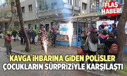 Kavga İhbarına Giden Polisler Özel Çocukların Sürpriziyle Karşılaştı