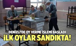 Türkiye Sandığa Gidiyor! Denizli’de Oy Verme İşlemi Başladı