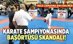 Denizli’de Karate Şampiyonasında Başörtüsü Skandalı!