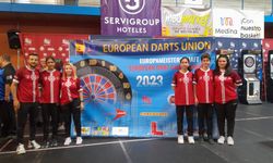 Pamukkale Belediyesporlu Dartçılar Avrupa Şampiyonu