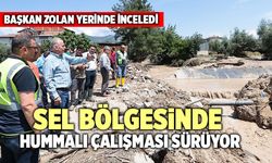 Büyükşehir’in Sel Bölgesinde Hummalı Çalışması Sürüyor