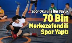 70 Bin Merkezefendili Spor Yaptı