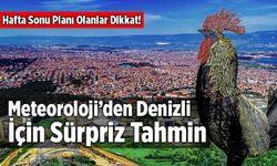 Meteoroloji’den Denizli İçin Sürpriz Tahmin