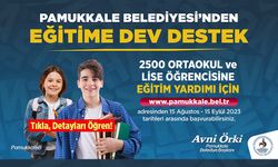 Pamukkale Belediyesinin Eğitim Yardımı Başvuruları Başlıyor