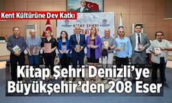 Kitap Şehri Denizli’ye Büyükşehir’den 208 Eser