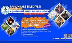 Pamukkale Belediyesi Kış Kurslarına Başvurular Devam Ediyor