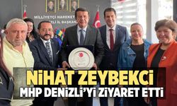 AK Parti Ekonomi İşleri Başkanı Zeybekci, MHP Denizli’yi Ziyaret Etti