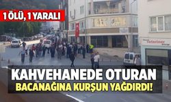 Kahvehanede Oturan Bacanağına Kurşun Yağdırdı: 1 Ölü, 1 Yaralı