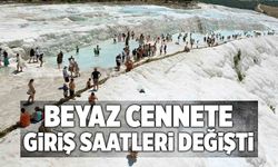 Beyaz Cennet Pamukkale’ye Giriş Saatleri Değişti