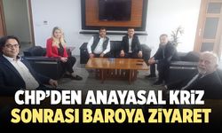 CHP Heyetinden Anayasal Kriz Sonrası Baroya Ziyaret