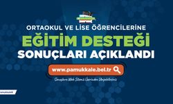 Pamukkale Belediyesi’nin Eğitim Yardımı Sonuçları Açıklandı