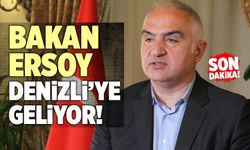 Kültür ve Turizm Bakanı Ersoy Denizli’ye Geliyor