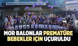 Mor Balonlar Prematüre Bebekler İçin Uçuruldu