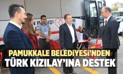 Pamukkale Belediyesi’nden Türk Kızılay’ına Destek
