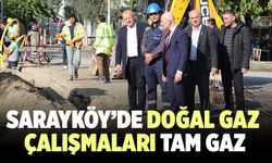 Sarayköy’de Doğal Gaz Çalışmaları Tam Gaz