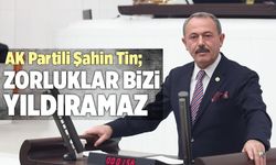 AK Partili Şahin Tin; “Zorluklar Bizi Yıldıramaz”