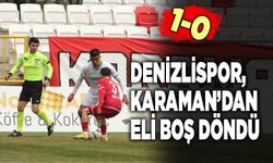 Denizlispor, Karaman’dan Eli Boş Döndü