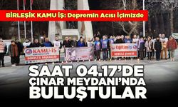 Saat 04.17’de Çınar Meydanı’nda Buluştular