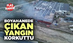 Boyahanede Çıkan Yangın Korkuttu