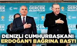 Denizli Cumhurbaşkanı Erdoğan’ı Bağrına Bastı
