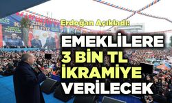 Erdoğan Açıkladı: Emeklilere 3 Bin TL İkramiye Verilecek