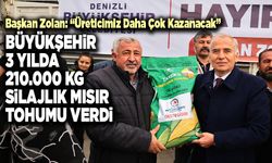 Büyükşehir 3 Yılda 210.000 Kg Silajlık Mısır Tohumu Verdi