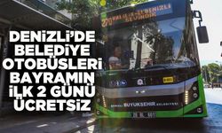 Belediye Otobüsleri Bayramın İlk 2 Günü Ücretsiz