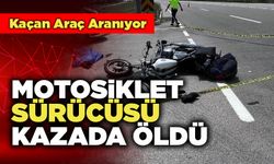 Motosiklet Sürücüsü Kazada Öldü