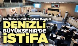 Denizli Büyükşehir Belediye Meclisinde İstifa